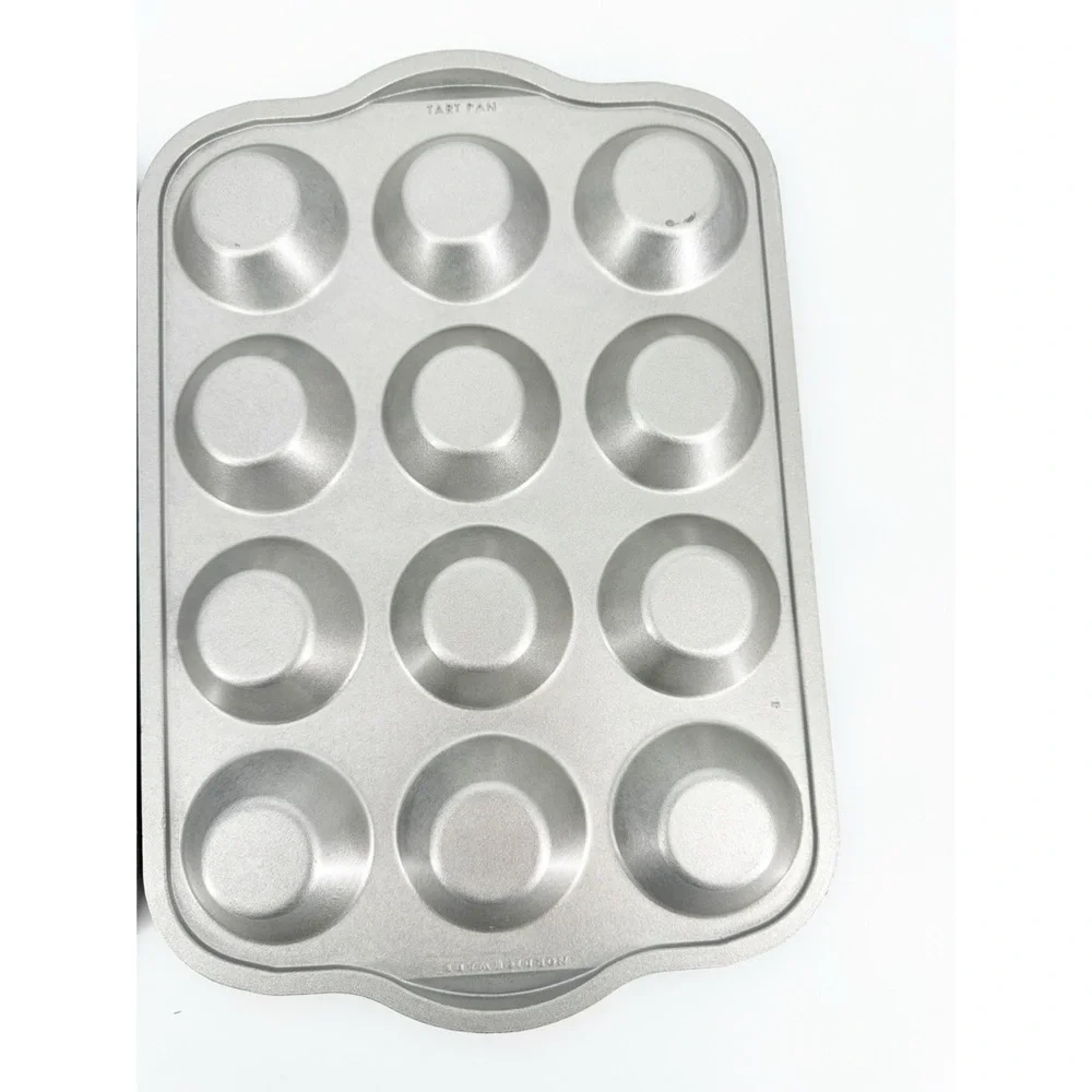 2 - Nordic Ware 12 Count Tart Heavy Duty Cast Aluminum Quiche Mini Muffin Pans